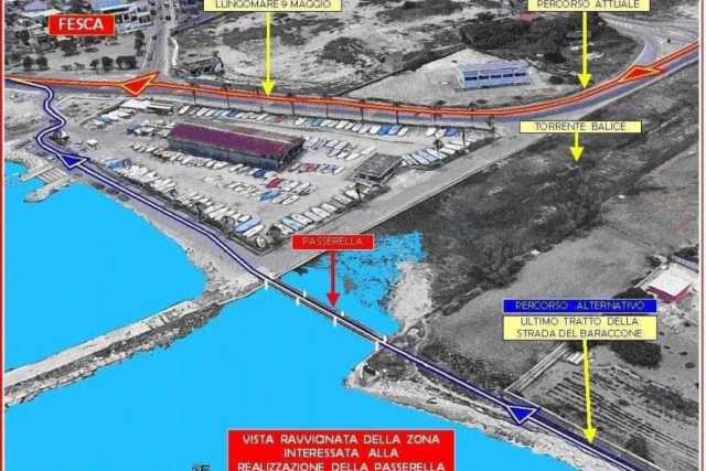 Bari, finanziato il progetto del ponte ciclopedonale su Lama Balice